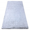 Alfombra de lavado moderna LAPIN shaggy antideslizante gris / marfil