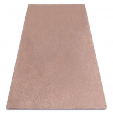 Alfombra de lavado moderna POSH shaggy, felpa, gruesa antideslizante, rubor rosado