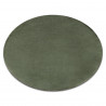 Alfombra de lavado moderna POSH circulo shaggy, felpa, gruesa antideslizante, verde