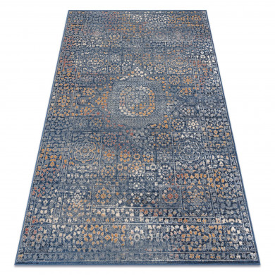 Alfombra NAIN Ornamento 7708/51911 azul oscuro / orange
