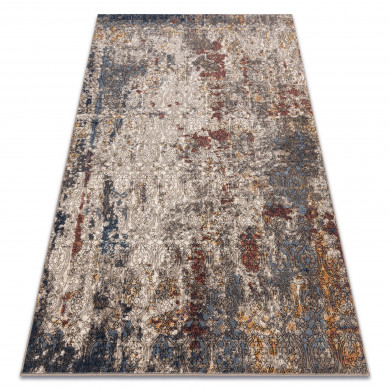 Alfombra NAIN Ornamento vintage 7700/51922 beige / azul oscuro / terracota