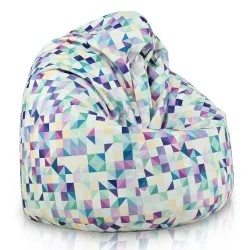 Puff Pera para niños - Tejido Estampado Premium