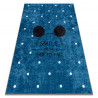 Alfombra lavable JUNIOR 52244.801 Mickey Mouse para niños antideslizante - azul