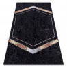 Alfombra lavable MIRO 52025.802 Mármol, geométrico antideslizante - negro