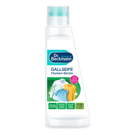 Dr. Beckmann pre-wash quitamanchas 250 ml con cepillo para eliminar manchas de forma efectiva