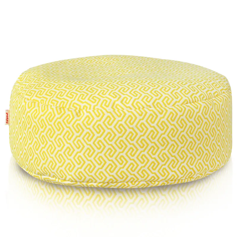 Puff Reposapiés Redondo - Tejido Estampado Premium – vista 11