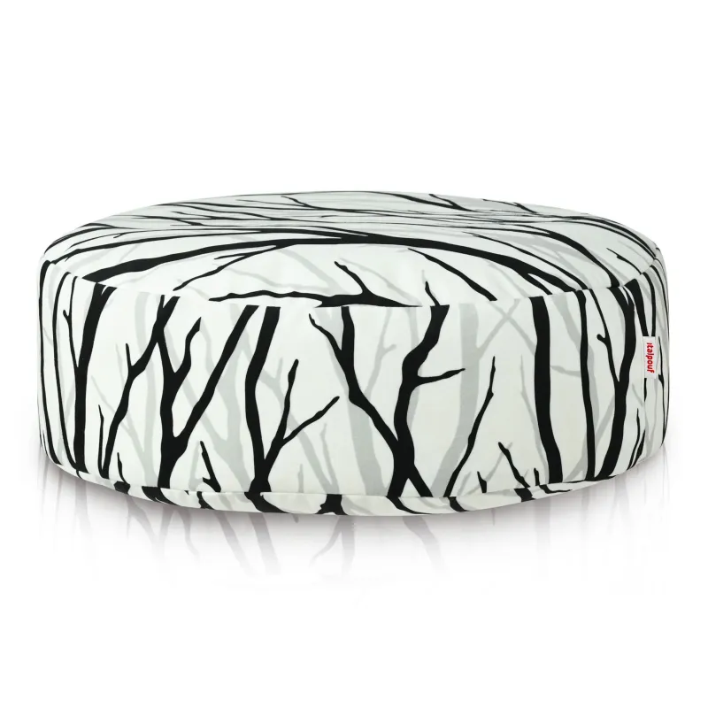 Puff Reposapiés Redondo - Tejido Estampado Premium – vista 12