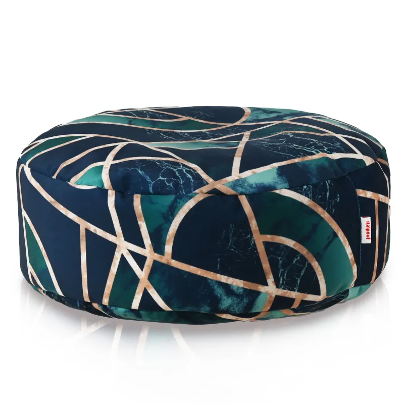 Puff Reposapiés Redondo - Tejido Estampado Premium – vista 21