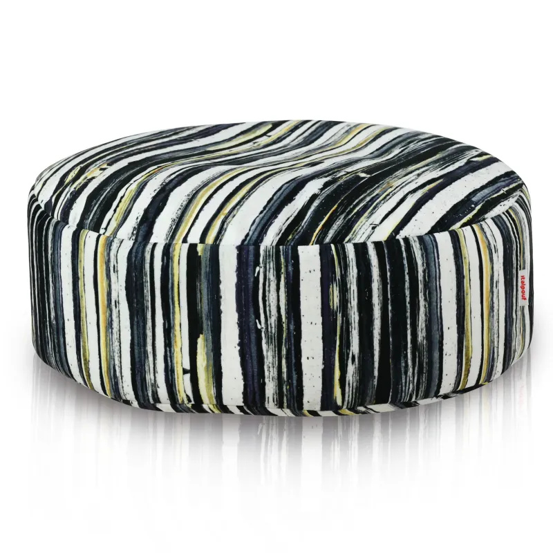 Puff Reposapiés Redondo - Tejido Estampado Premium – vista 18