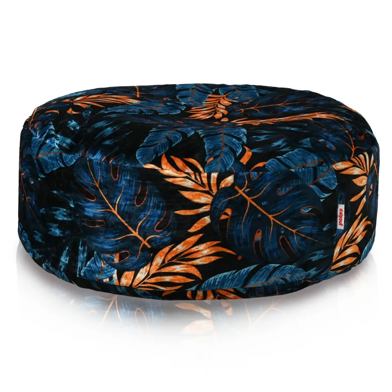 Puff Reposapiés Redondo - Tejido Estampado Premium – vista 15