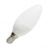 Bombilla LED E14, 7 W, luz cálida, 3000 K, C37 vela