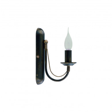 Lámpara de pared clásica ARES I con vela 202