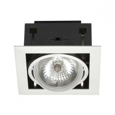 Lámpara empotrada gris DOWNLIGHT I 4870
