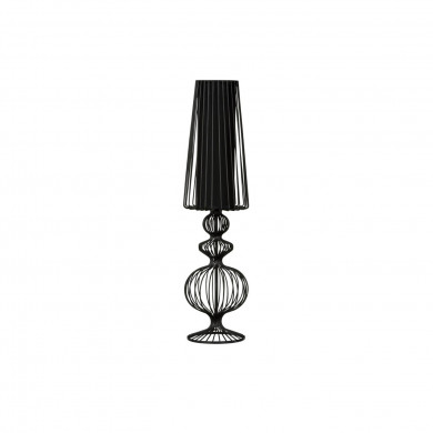 Lámpara de mesa Aveiro con cable negro, altura 78 cm 5126