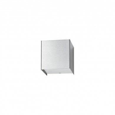 CUBE aplique plateado 9 cm 5267