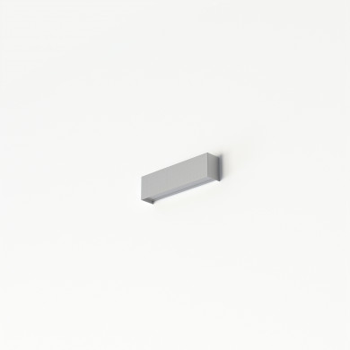Lámpara de pared STRAIGHT WALL SILVER XS 26 cm | plata 6354