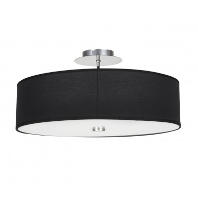 Lámpara de techo VIVIANE, centro 50 cm, negro 6390