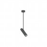 EYE SUPER GRAPHITE A lámpara de techo, longitud 56 cm 6495