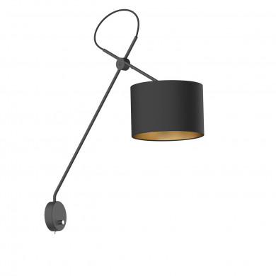 Lámpara de pared VIPER BLACK 6513