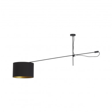 Lámpara asimétrica con brazo VIPER NEGRA 6641