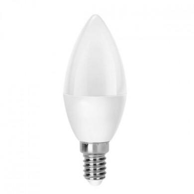 Bombilla LED E14 6 W cálida 3000 K vela