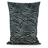 Zebra Puff Almohada