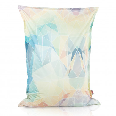 Abstract pastell Puff Almohada