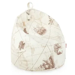 Puff Pera para niños - Tejido Estampado Premium