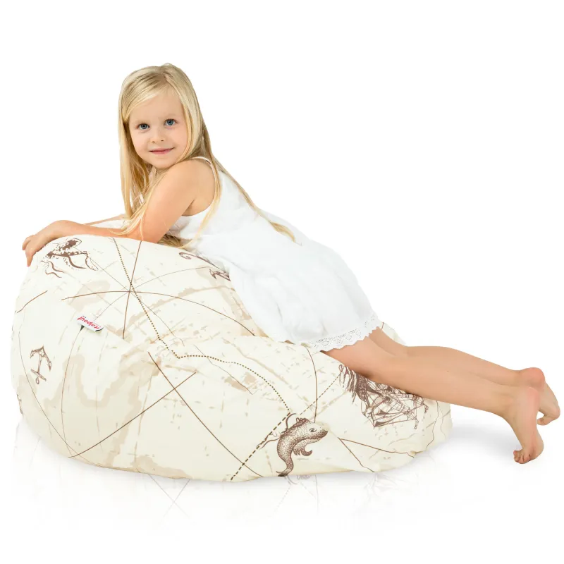 Puff Pera L para niños - Tejido Estampado Premium – vista 62