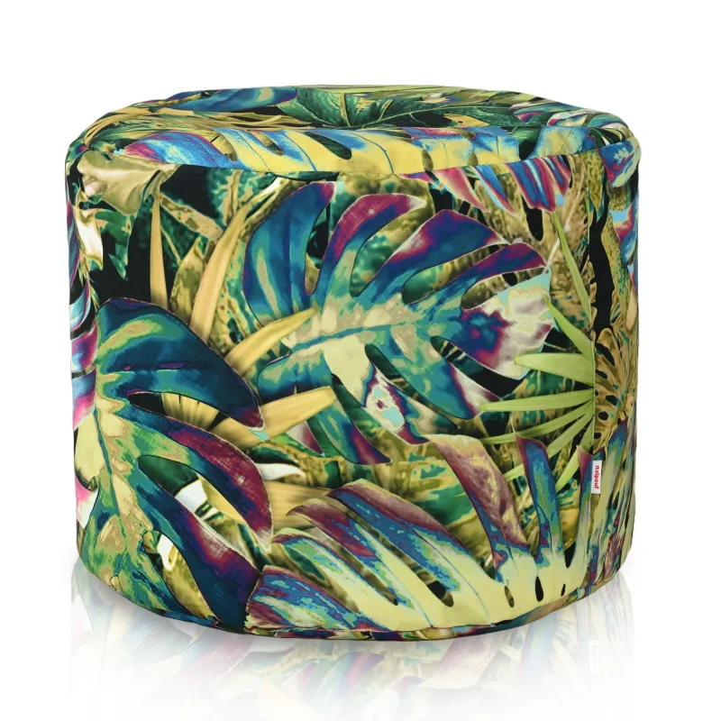 Puff Redondo Cilindro - Tejido Estampado Premium – vista 5