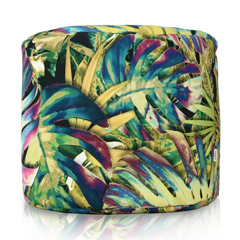 Puff Redondo Cilindro - Tejido Estampado Premium – vista 6