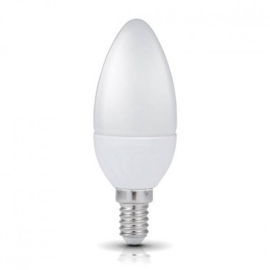 Bombilla LED E14 6W neutra 4000K vela