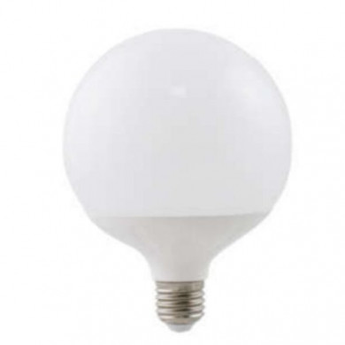 Bombilla LED E27 20 W fría 6400 K esférica G120