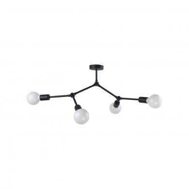 TWIG IV lámpara de techo tipo loft negra, ancho 79 cm 9140