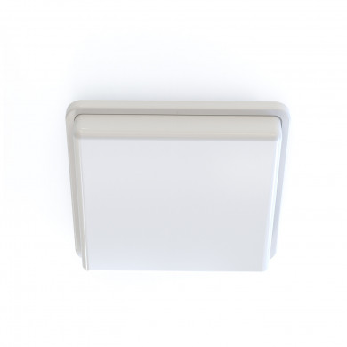 Lámpara de techo/pared para baño TAHOE II con sensor de movimiento 25 cm 2xE27 | blanco 10040