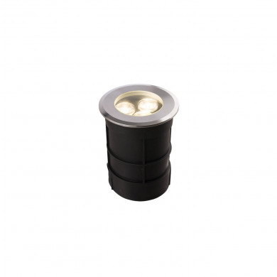 Luminaria PICCO LED L apta para vehículos, plateada, diámetro 7,5 cm, 9104