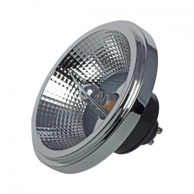 Bombilla LED 12 W AR111 GU10 4000 K negra con reflector EKZA3407
