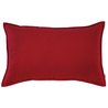 Rojo Almohada Rectangular terciopelo