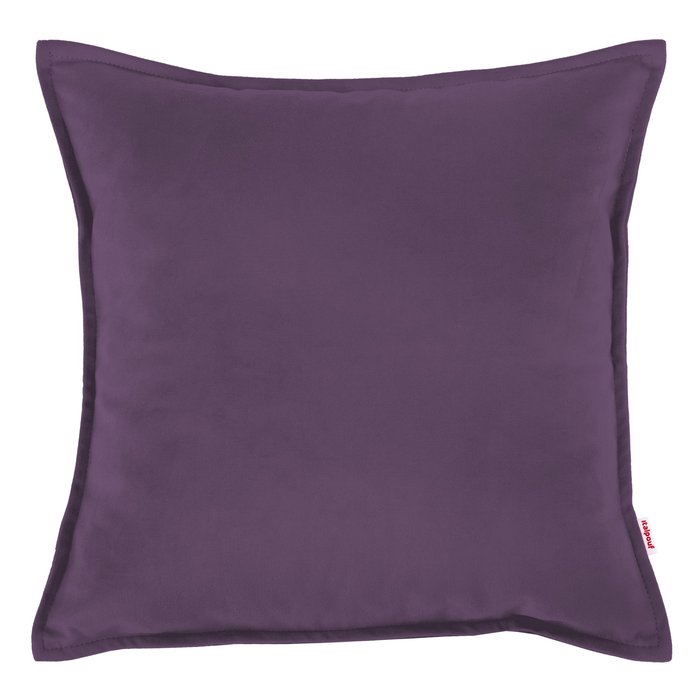Púrpura Almohada Cuadrada Decorativa terciopelo