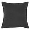Gris Almohada Cuadrada Decorativa terciopelo