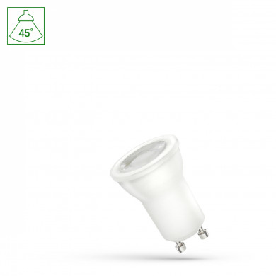 LED MR11 GU10 230 V 4 W SMD 45 ST CW CON LENTE DE ESPECTRO
