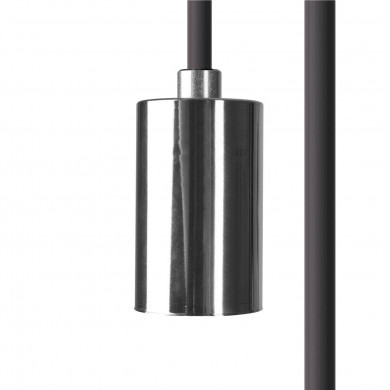 Suspensión "CAMELEON CABLE E27 7 M NEGRO/CROMO" 8651