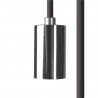 Suspensión "CAMELEON CABLE E27 7 M NEGRO/CROMO" 8651