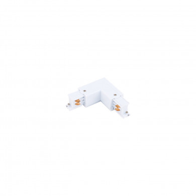 Conector en ángulo de 90 grados a la izquierda CONECTOR DE ALIMENTACIÓN CTLS IZQUIERDO BLANCO (L-L) blanco 8705