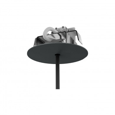 CAMELEON CANOPY F NEGRO soporte empotrado, negro, diámetro 8 cm 8547