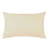 Crema Almohada Rectangular De Jardín nylon