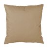 Beige Almohada Cuadrada Exterior nylon