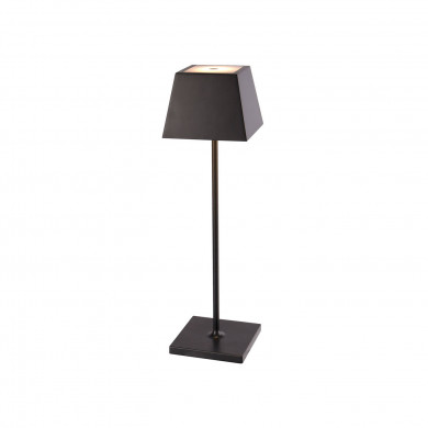 Lámpara portátil para el hogar y el jardín MAHE LED CCT táctil IP54 | negra