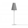 Lámpara de mesa TRIFLE GRAY 44 cm G9 | gris 7760