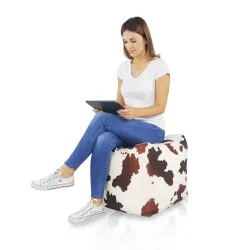 Puff Cuadrado Cubo - Tejido Estampado Premium – vista 27